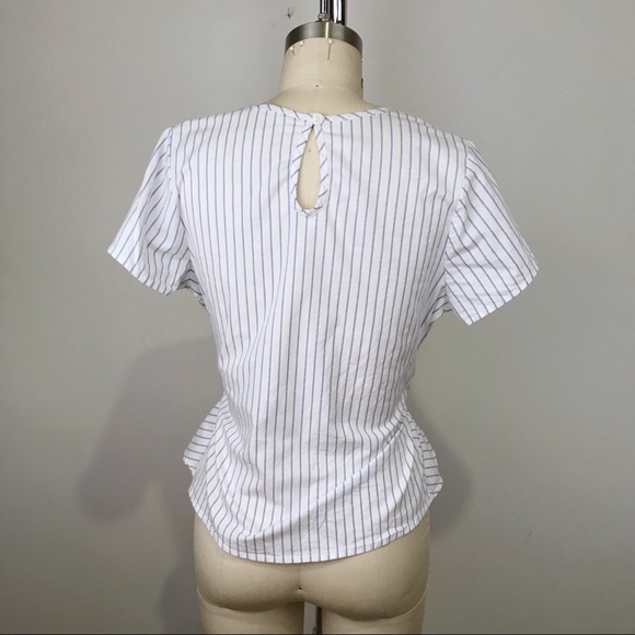 La Banga Short Sleeves Peplum Top Size M - Picture 3 of 5